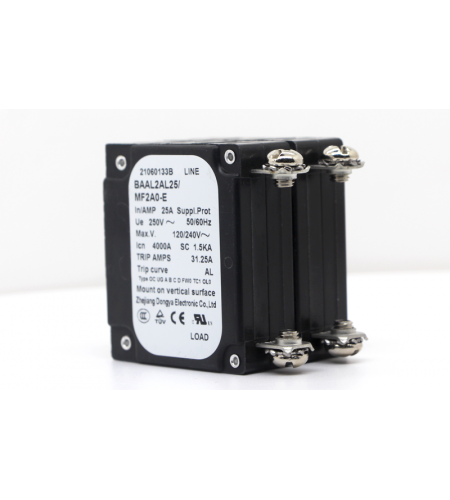 BA series - rated breaking capacity - alarm auxiliary switch