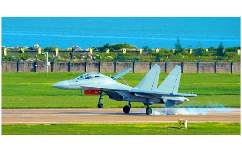 Double seater J-20 conducts another test flight