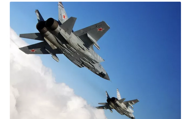 Russian MiG-31 high-speed interceptor fighter jet