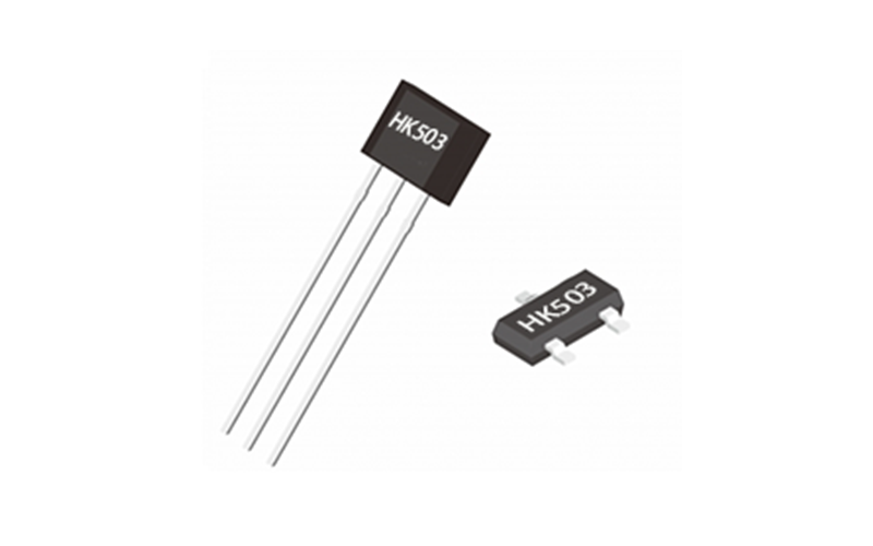 High sensitivity unipolar Hall chip BCDMOS-HK503